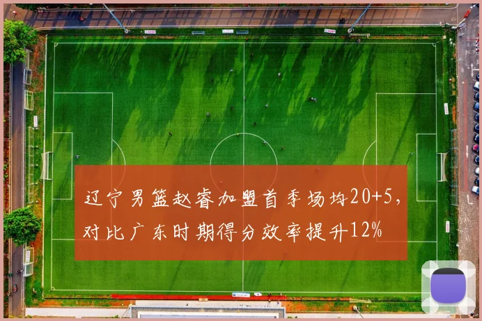 辽宁男篮赵睿加盟首季场均20+5,对比广东时期得分效率提升12%
